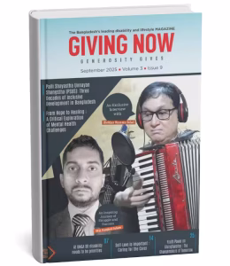 Giving Now Magazine Cover – September 2025 | Disability, Inclusion & Generosity